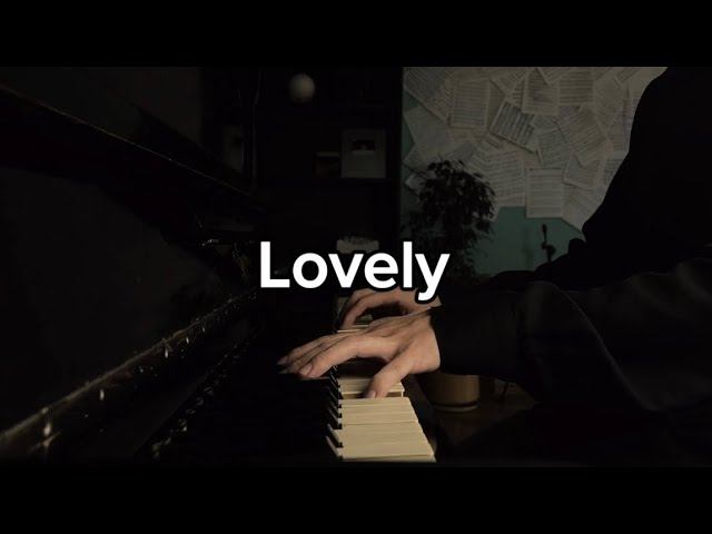 LOVELY - BILLIE EILISH | PIANO AESTHETIC #piano #aesthetic #calm