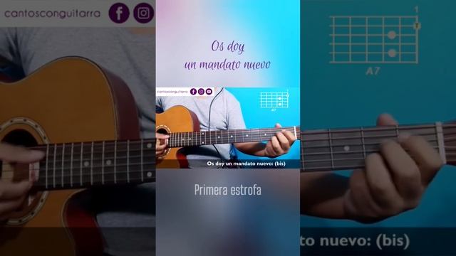 Os doy un mandato nuevo (primera estrofa) смотреть онлайн