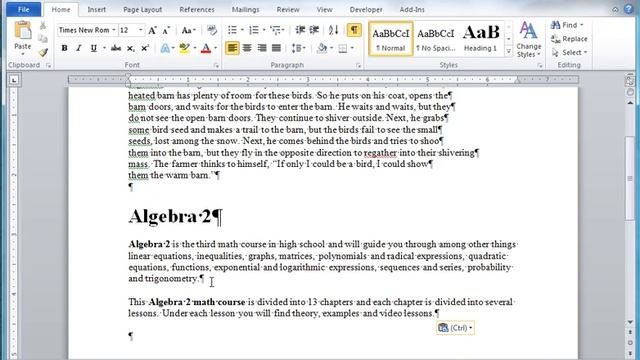 How to replace Paragraph Marks and Manual Line Breaks смотреть онлайн