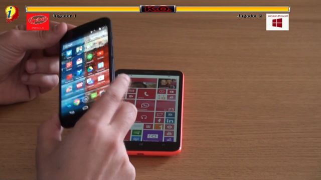 Android 4.4.2 VS WindowsPhone 8.1 смотреть онлайн