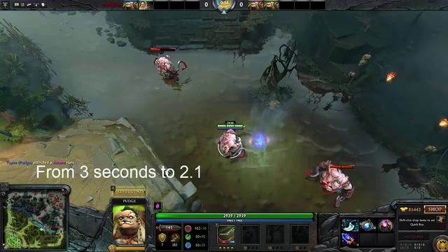 Pudge + KOTL and Arcane Rune смотреть онлайн