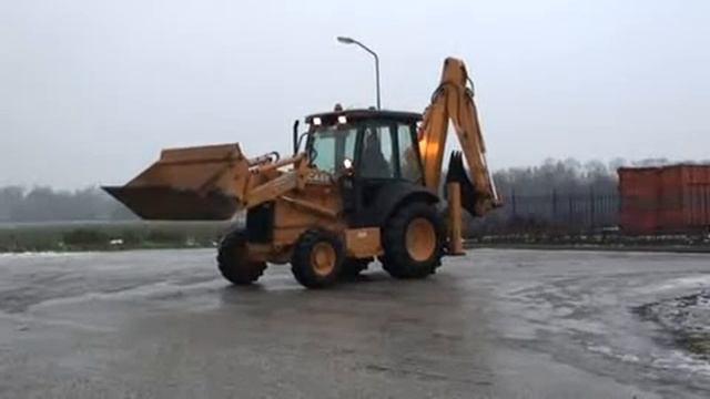 CASE 580 Super R 4x4x4 wheel loader смотреть онлайн