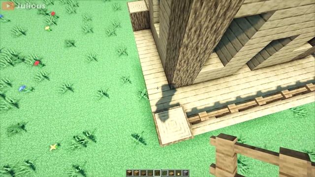Minecraft: How To Build a Small Wooden Survival House смотреть онлайн