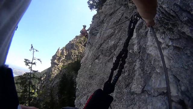 Виа Феррата Тегельберг ( Klettersteig Tegelberg ) часть 1 смотреть онлайн