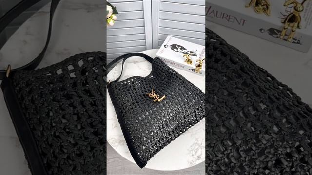 СУМКА ИЗ РАФИИ SAINT LAURENT| НОВИНКА 2024 | ПЛЯЖНАЯ СУМКА НА ЛЕТО #shorts #luxebags #сумки #мода смотреть онлайн