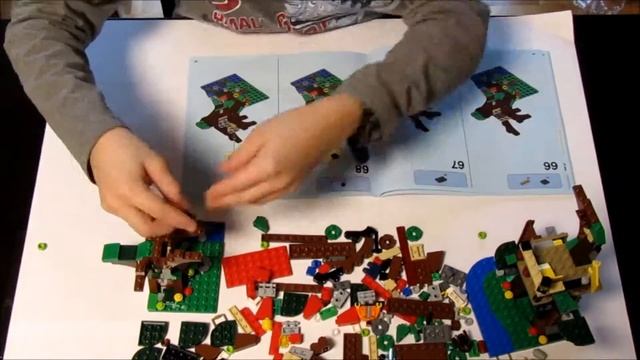 Assembly of LEGO Tree House model 31053 - speed build смотреть онлайн