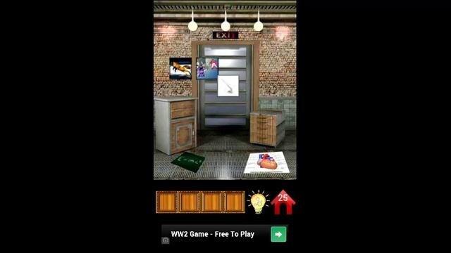 100 Doors Brain Teasers Level 25 Walkthrough смотреть онлайн