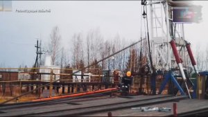 Реконструкциях несчастного случая в бригаде капитального ремонта скважины. (КРС)