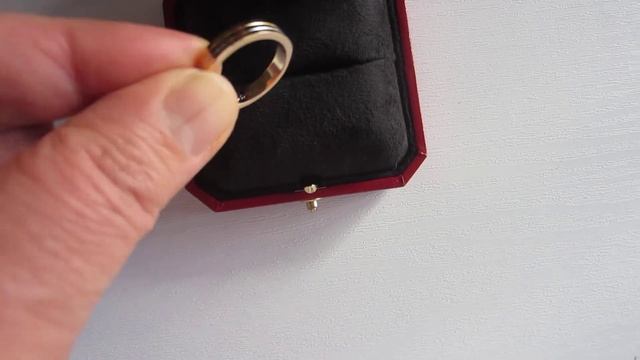 VENDÔME LOUIS CARTIER WEDDING BAND unboxing! смотреть онлайн