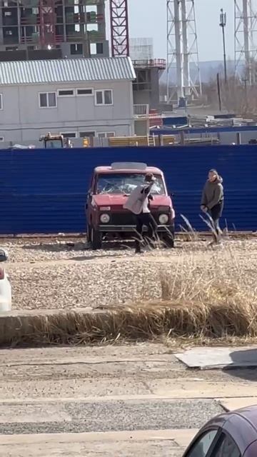 Подростки разгромили автомобиль