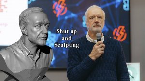 Алексей Семихатов (Скульптура по фото) 3д печать