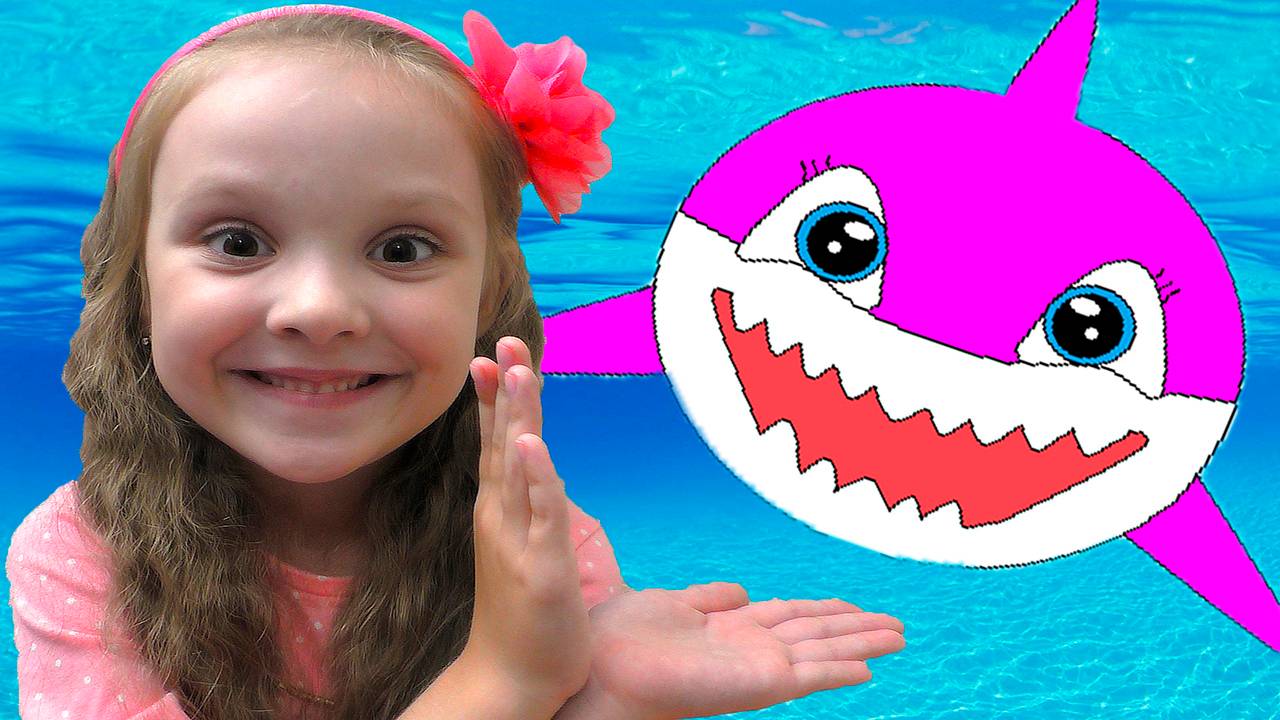 Акулёнок Ту ру ру - Песенка мультик для детей малышей - Видео для детей - Большой сборник смотреть онлайн