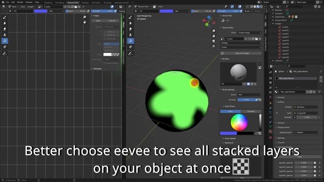 Free material to paint layers in blender 3.0 and other versions #b3d #blender #3d #handpainted #cg смотреть онлайн