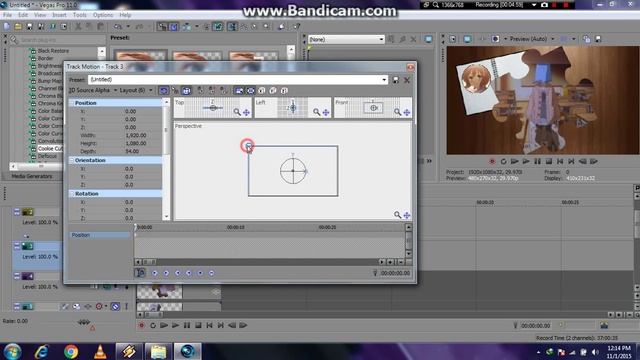 [Tutorial] Make a puzzle image and Simple Move Track motion 3D Part 1 смотреть онлайн