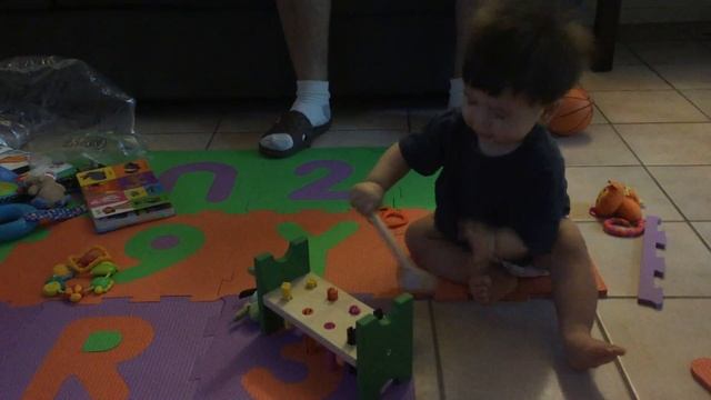 Ikea Wooden Toy MULA Hammering Block p2 смотреть онлайн