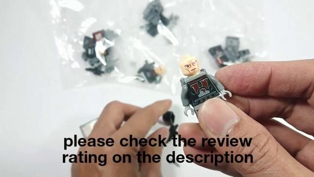 Fake Lego Mandalorian Super Commando Clone Wars Minifigure by Sheng Yuan SY212 смотреть онлайн