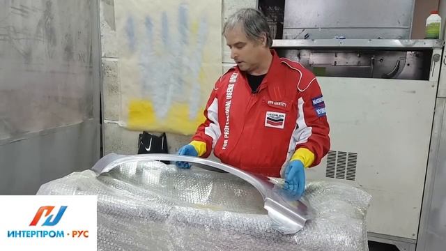 Подготовка детали к покраске, удаление коррозии и создание цинк фосфатного слоя. смотреть онлайн