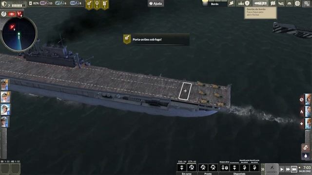 Fuga desesperada após resgate 07 - Aircraft Carrier Survival смотреть онлайн