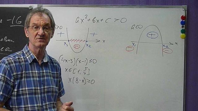 23. Решаем квадратные неравенства  методом интервалов #огэматематика  #егэматематика #неравенства