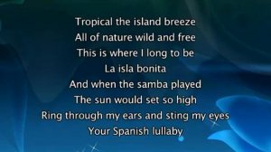 Madonna - La Isla Bonita Lyrics