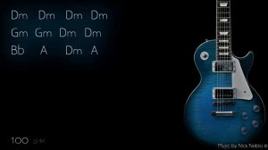 Бэкинг трек in Dm (Blues 100 bpm)