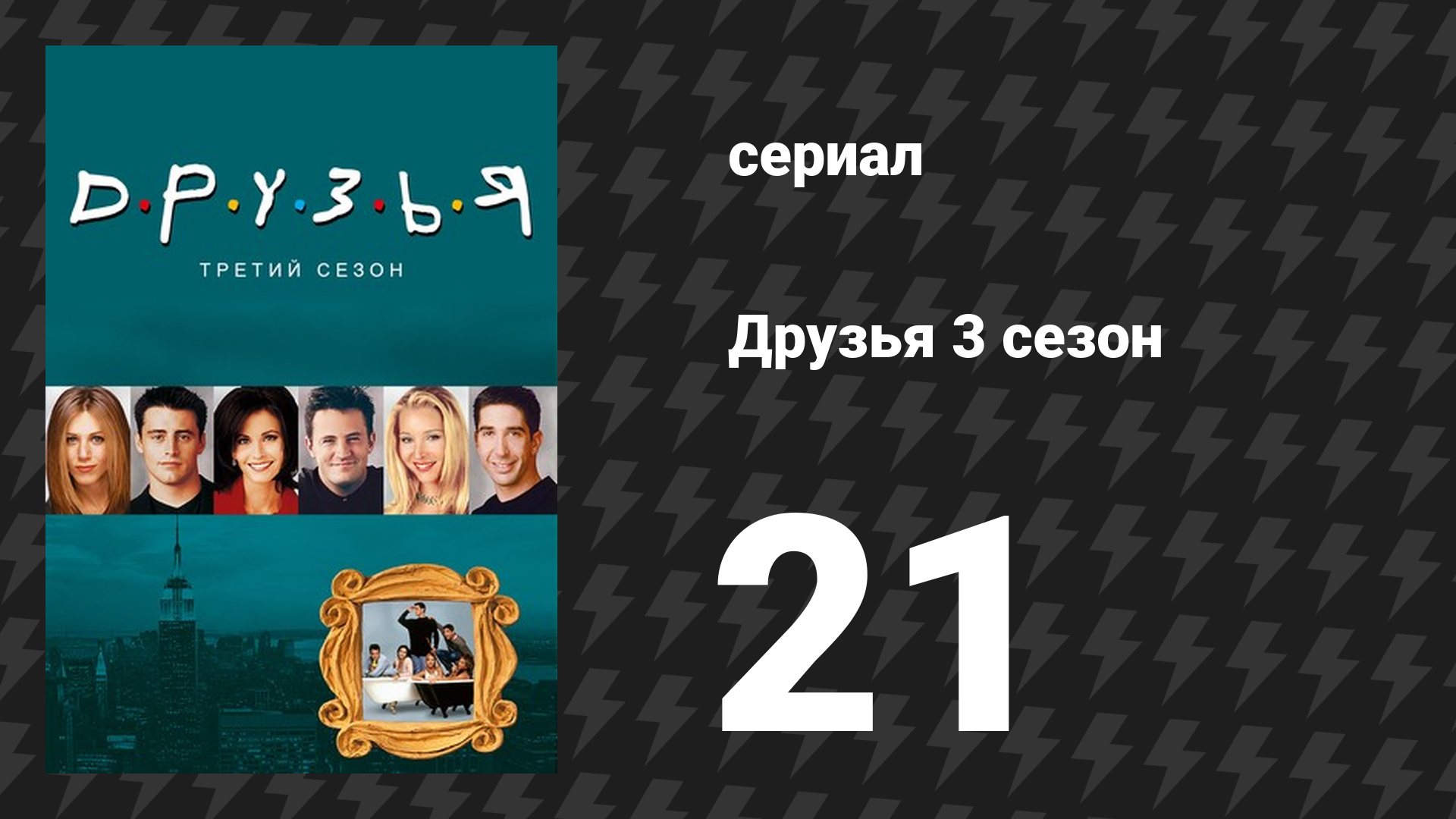 Друзья 3 сезон 21 серия «Эпизод с цыплёнком и уткой» (сериал, 1996) смотреть онлайн