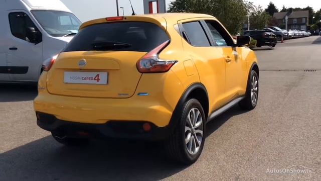 NISSAN JUKE TEKNA DCI YELLOW 2016 смотреть онлайн