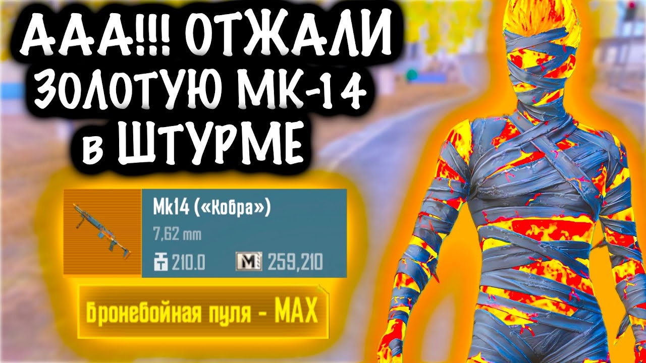 ААА!?! ОТЖАЛИ ЗОЛОТУЮ МК-14 КОБРУ В ШТУРМЕ! | ШТУРМ СКВАДЫ 7 КАРТА МЕТРО Рояль | Metro PUBG Mobile смотреть онлайн
