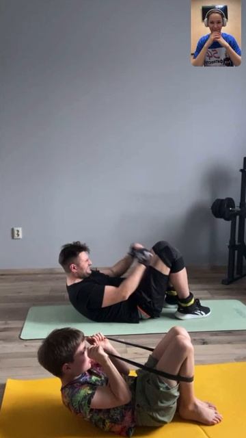 Со мной тренируются всей семьёй