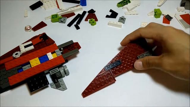 LEGO Star Wars 7163: Jedi Starfighter (Speed Build) смотреть онлайн