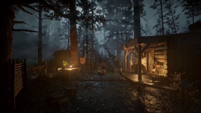 🏚️ Alone In The Woods • Heavy Rain On Old Cabin Roof • Thunder Rolls In The Mist.  💤 10-Hour Rains