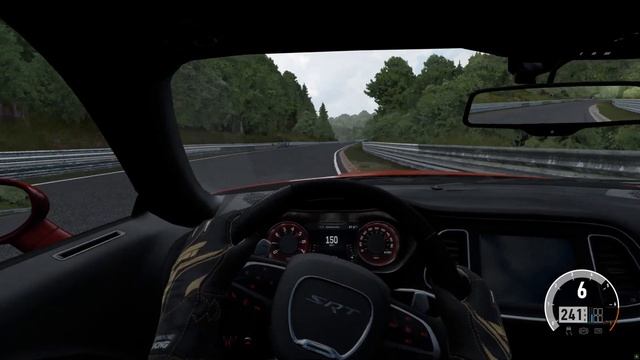 Dodge Challenger SRT Hellcat - Nürburgring | Cockpit Driving Logitech G29 смотреть онлайн