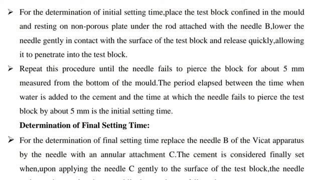 SETTING TIME OF CEMENT | cem lab | material testing lab #civilengineering #cement #cementcrumbling смотреть онлайн