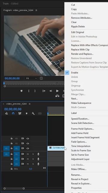 Определение редактирования сцены Adobe Premiere Pro смотреть онлайн