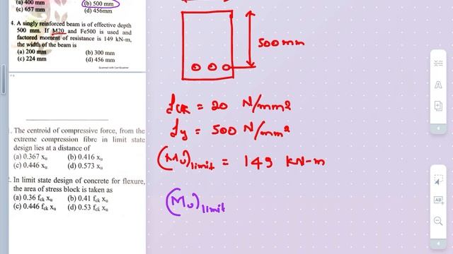 Reinforced Cement Concrete - MCQ s on Single Reinforced Beams-Limit State Design - Part 6 смотреть онлайн