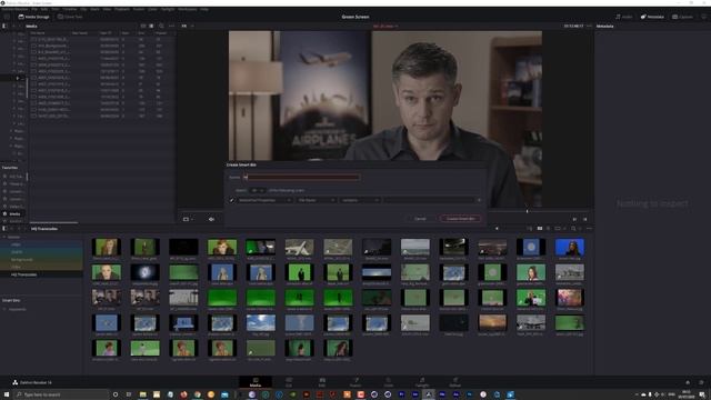DaVinci resolve 16 - Smart Bins смотреть онлайн