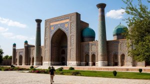 Краткая экскурсия Узбекистан, город Самарканд.