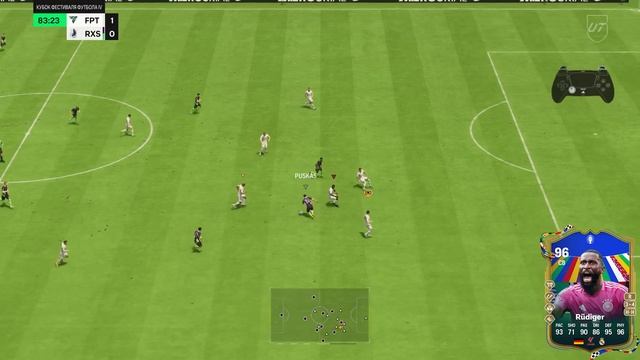 Рюдигер 96 (Antonio Rüdiger 96 UEFA EURO Team of the Tournament) ОБЗОР игрока EA FC 24 смотреть онлайн