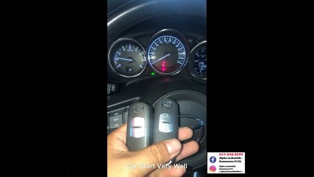 Mazda CX-5 2018 Key Lost - Duplicate SmartKey Keyless Remote - Locksmith Mont Kiara
