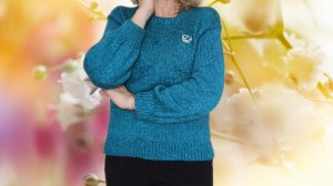 Джемпер с японским плечом./ МК