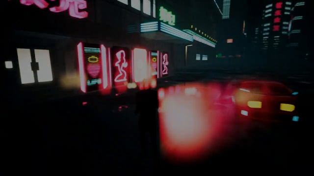 Driving in the city (UE4 Prototype). Sci-Fi City. смотреть онлайн