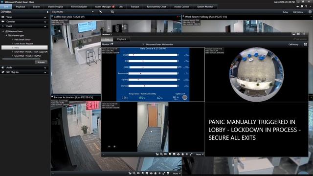 Demonstrating Smart Wall using the Milestone Cloud Demo Site смотреть онлайн
