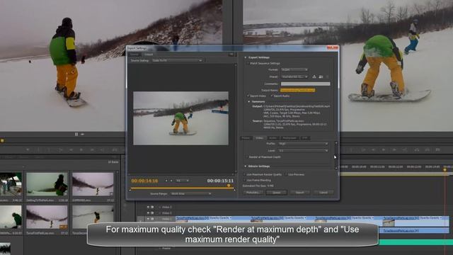 Gopro HD: Exporting Videos In Premiere CS6 Tutorial смотреть онлайн