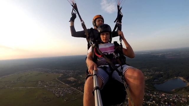 СПБ. Полет на параплане с Glide.ru смотреть онлайн