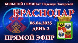Надежда Токарева - БС_06.04.2025.Д-2 Краснодар. Прямой Эфир