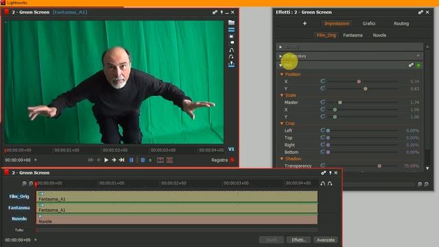 Video Tutorial Lightworks PRO N. 50. Questi fantasmi. смотреть онлайн