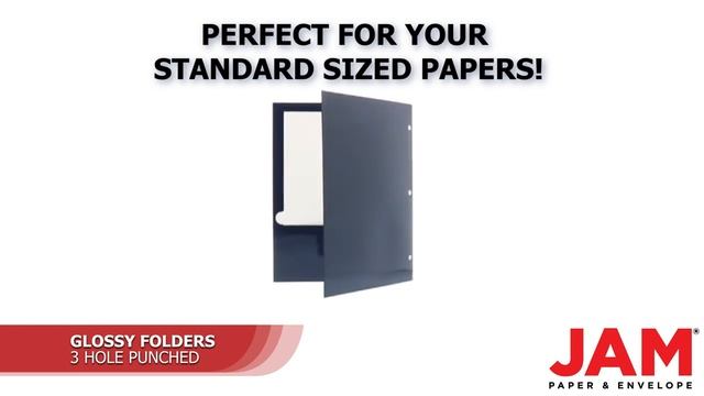 Navy Glossy 3 Hole Punch Folder смотреть онлайн