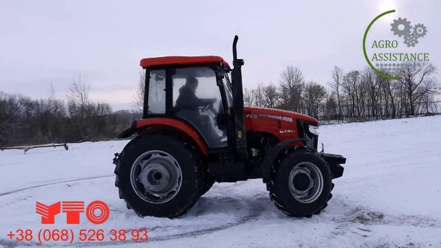 Первый Тест-драйв нового трактора YTO ELX1054 в хозяйстве! Дал угла :) смотреть онлайн