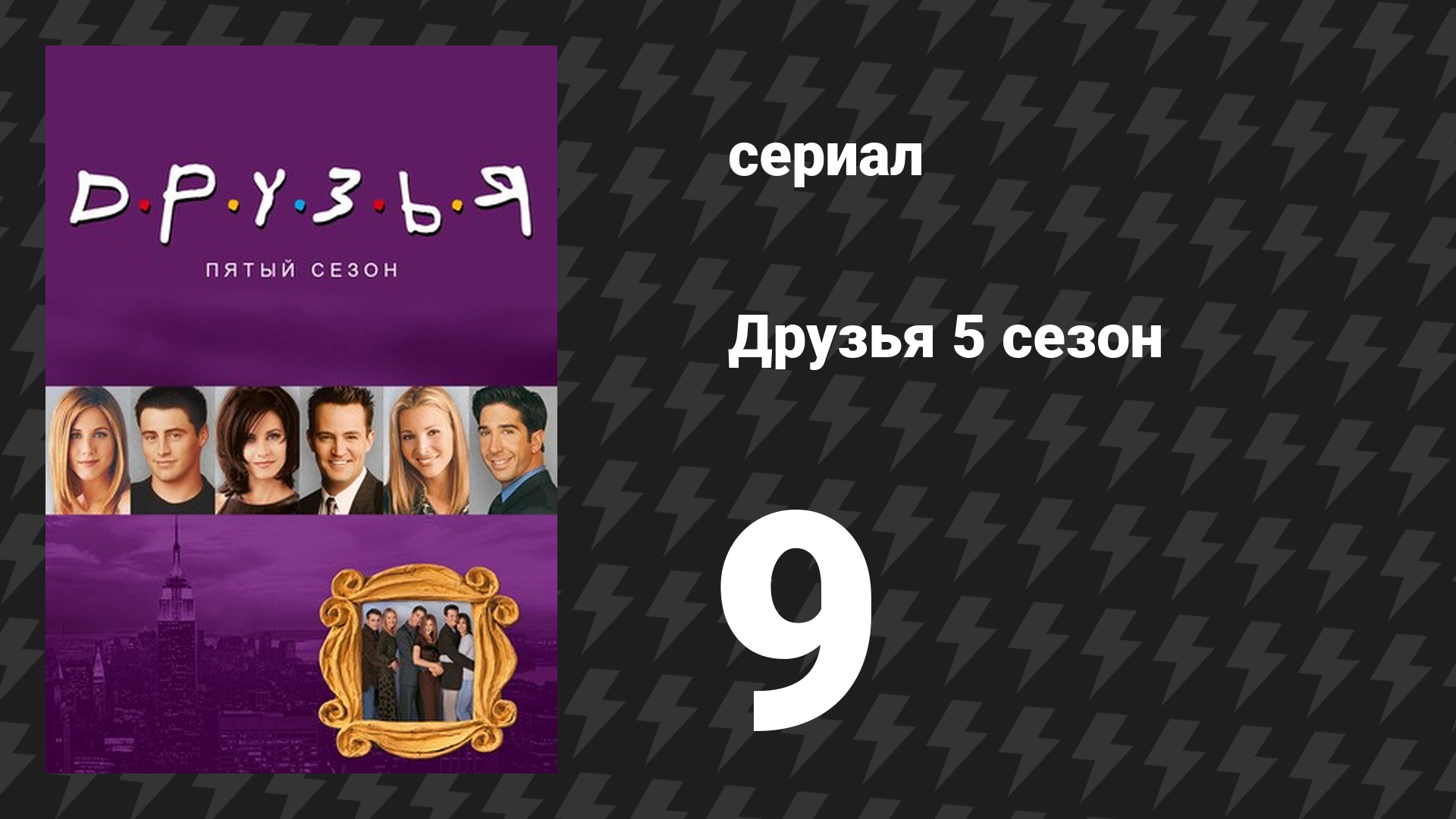Друзья 5 сезон 9 серия «Эпизод с сэндвичем Росса» (сериал, 1998)