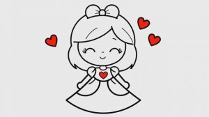 КАК ЛЕГКО НАРИСОВАТЬ ПОЗИТИВНУЮ ДЕВОЧКУ